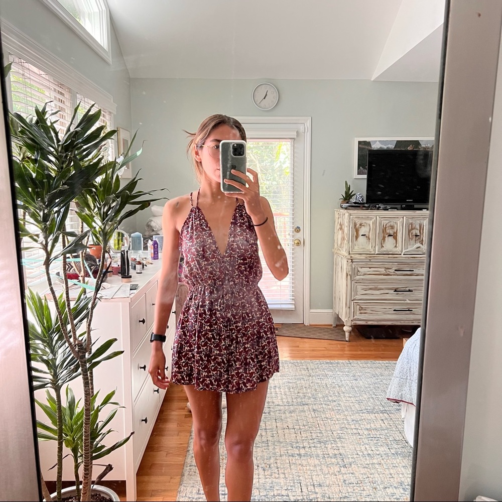 Boutique summer romper with adjustable straps